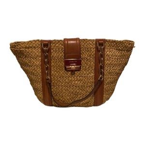 Michael Kors 'Deneuve Large Straw Tote”